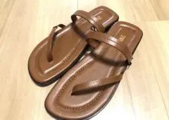 【新品】zara フラットサンダル