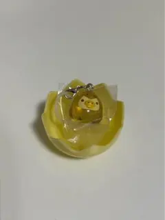 リラックマ きょうりゅう着ぐるみフィギュアめじるしアクセサリー　黄色いトリ