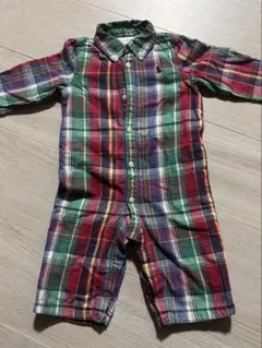 Ralph Lauren チェック柄ロンパース（マルチカラー）