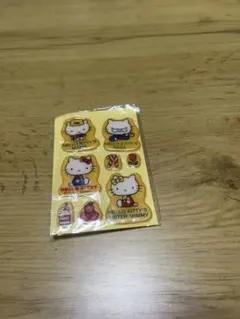 ハローキティ レトロステッカーシール