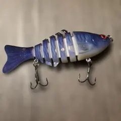 3239】新品 ビッグベイト 7連ジョイントルアー 魚型 - メルカリ