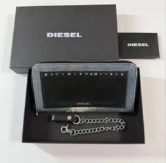 ディーゼル DIESEL本革 レザー 蛇柄 長財布 ラウンドファスナー - メルカリ