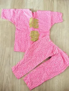 股引＆鯉口 シャツ 刺繍入り お祭り衣装 子供用 85cm 結愛 神輿 名入れ