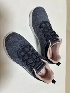 Skechersスケッチャーズネイビーピンクスニーカーレディース23.5㎝軽量