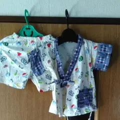 甚平 上下セット男の子90㌢