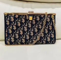 Dior トロッター　ショルダーバッグ　がま口　チェーンショルダーバッグ
