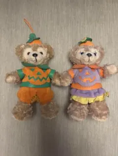 ダッフィー ハロウィンキーホルダー 2体セット