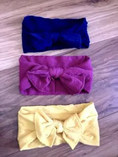 ベビー 幼児 ヘアバンド ３色セット 柔らか素材 ❣️