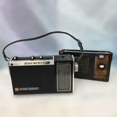 ナショナル 松下電器 パナソニック ラジオ RF-850D ブラック カバー付きのサムネイル