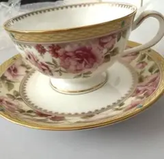 Noritake 花柄 ティーカップ・ソーサー