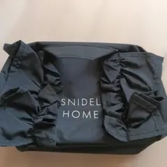 SNIDEL HOME ブラック フリルポーチ