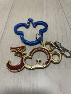 ディズニー　カラビナ　キーホルダー ２つセット