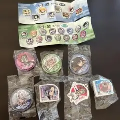 鬼滅の刃 バッジ 4個　消しゴム3個