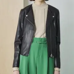 UNITED TOKYO / フェイクレザーセミダブルライダース