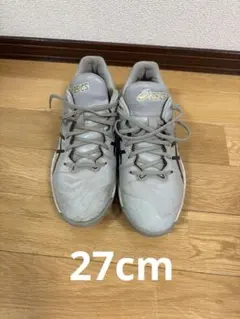 ASICS GOLDSTAGE FANG スパイク グレー 27 - メルカリ