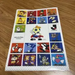 Jリーグキャラクタークリアファイル A4サイズ　非売品　レトロ　懐かしい　平成