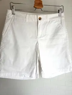 KHAKIS by GAP ボーイフレンドショートハーフパンツ ホワイトのサムネイル