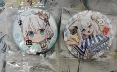 ホロライブ 白上フブキ 缶バッジ2点セット