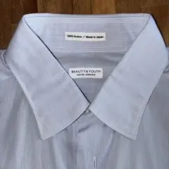 【未使用】BEAUTY&YOUTH UNITED ARROWS 長袖シャツ 薄青