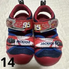 キッズサンダル★14cm ムーンスター　カーズ　ディズニーのサムネイル
