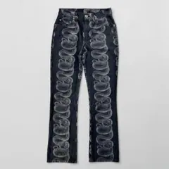 初期 HYSTERIC GLAMOUR スネークループ フレアデニム S Y2Kのサムネイル