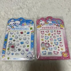 デコプチステッカー　ぷくぷくあわわちゃん　happy March 2種セット