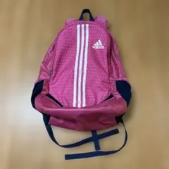 adidas ドット柄 ピンク リュック