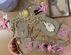 Q-pot サンQ-pot ネックレス　ストラップ　チャーム　お菓子