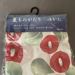 浴衣　花柄　フリーサイズ