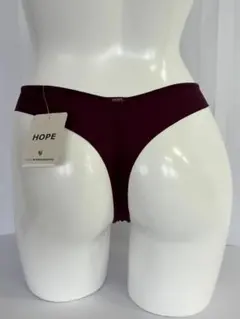 HOPE バーガンディ Tバックショーツ SMALL