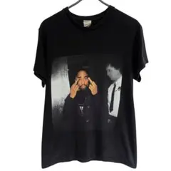 2PAC TUPAC ブラック スミクロ Tシャツ hiphop