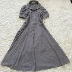 マジェスティックレゴン　ロングワンピース　Mサイズ　半袖　マキシ丈　Aライン