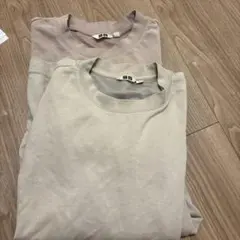 エアリズムコットンオーバーサイズTシャツ　2枚セット