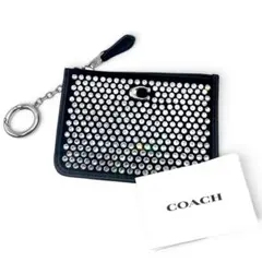 【極美品】COACH コーチ ミニスキニー ID ケース・クリスタル CX249