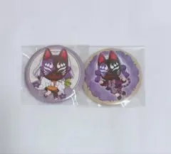 コンパス 甘色 缶バッジ スイパラ カフェ