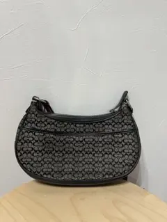 コーチ ショルダーバッグ グレー モノグラム