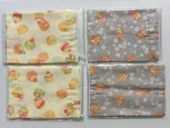 ハンドメイド　子供用布マスク　4枚セット