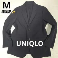 極美品✨️ユニクロ 感動ジャケット ネイビー テーラードジャケット M