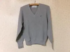 92103 アーノルドパーマー　Vネックセーター　グレー　L