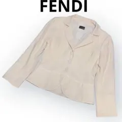 【美品】フェンディ FENDI ショート テーラードジャケットのサムネイル
