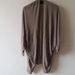 31・アースミュージックエコロジー新品ドルマンニットカーディガン・ Free・