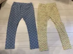 水玉・花柄ボトムスセット 110