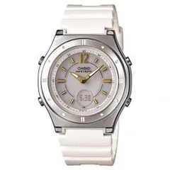 CASIO レディース 腕時計 WAVECEPTOR 電波ソーラーウォッチ