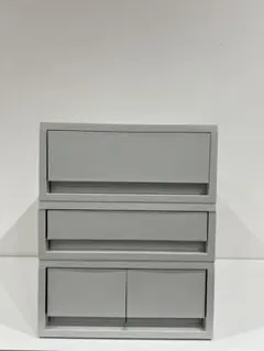 無印良品 ポリプロピレンケース ホワイトグレー 小物収納ケース