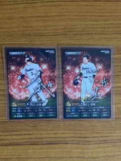 カルビー　2025 プロ野球チップス　ヤクルト　村上宗隆　内山壮真