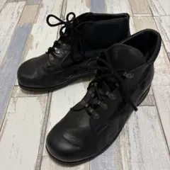 ドイツ海軍 黒皮 デッキシューズ ブーツ 27cmのサムネイル