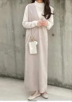 GRL バックスリットジャンパースカート dk932