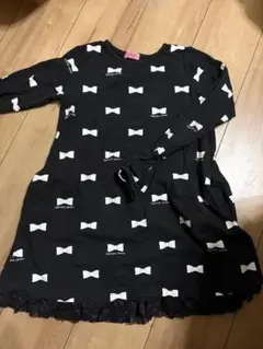 SISTER JENNI 140 かわいい　女の子　子供　ワンピース　長袖　黒