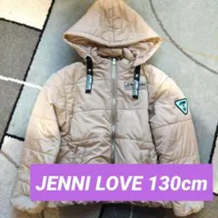 JENNI LOVE フード付きベージュ中綿コート