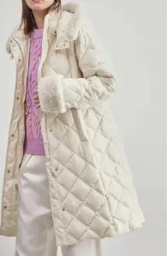 ROPE【TAION×LIMONTA】 軽量キルティング ダウン コート 38